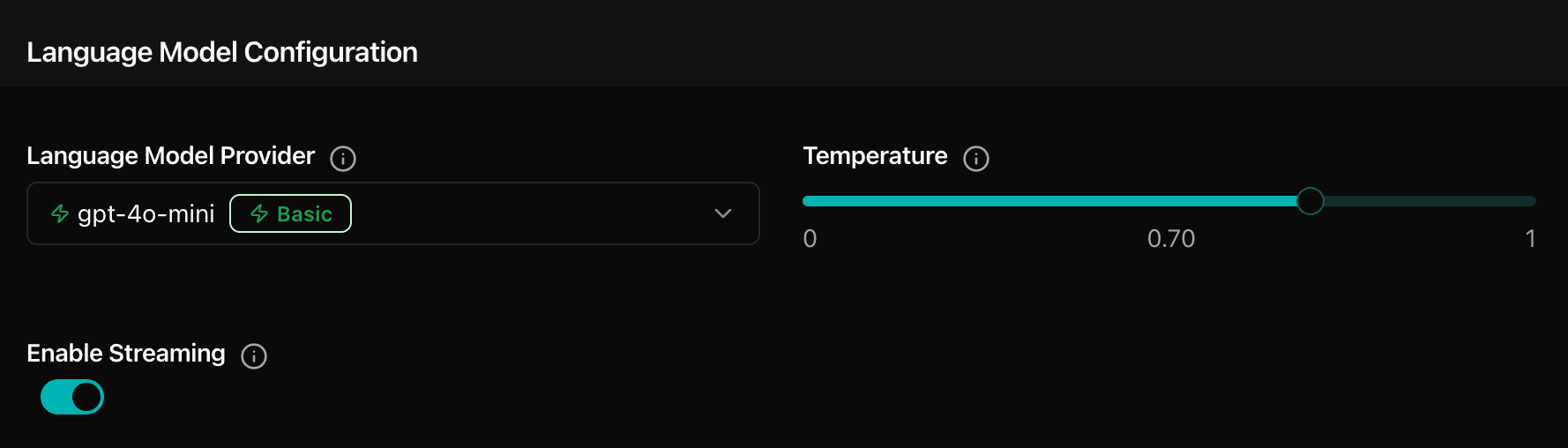 2.4. Language Model Settings