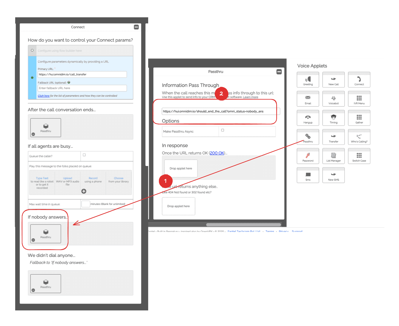 Add Passthru for No Answer